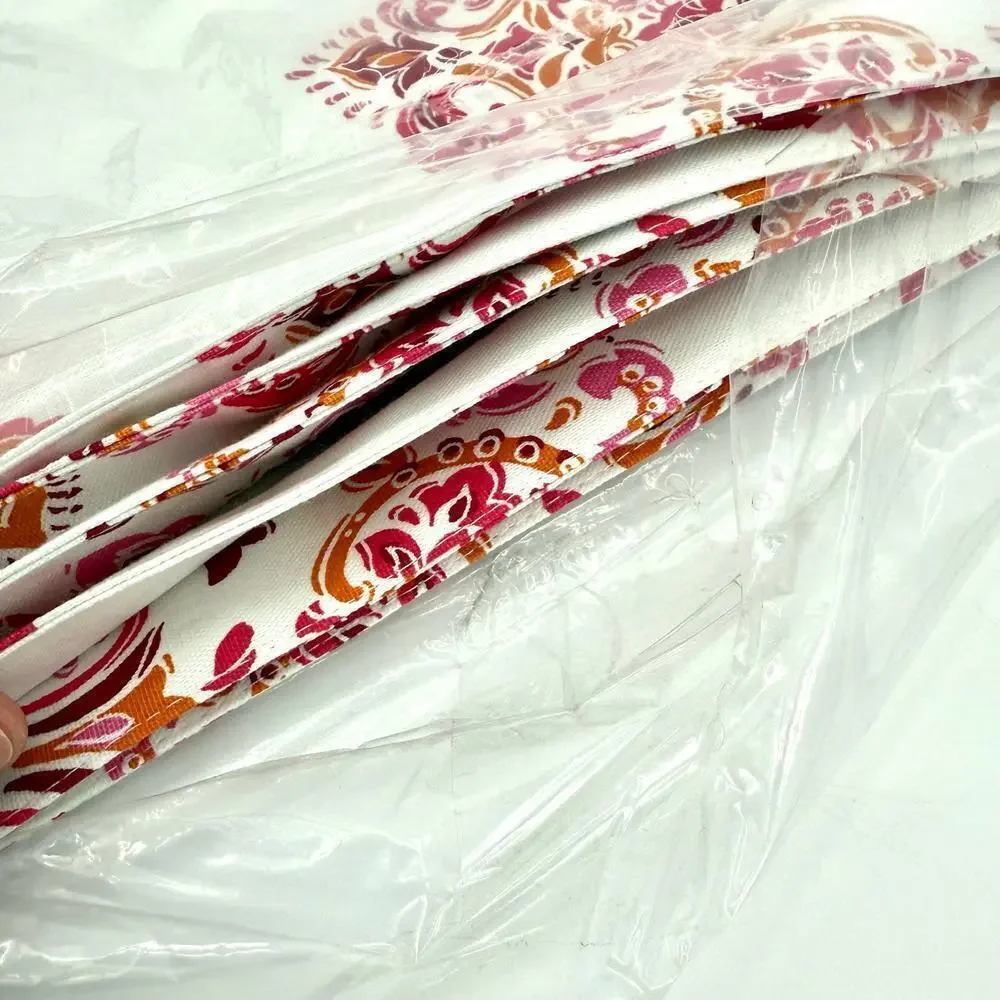 Bed Bath Beyond Echo Des. NWT Set of 6 Fabric Placemats 13x19 Parvani Medallion